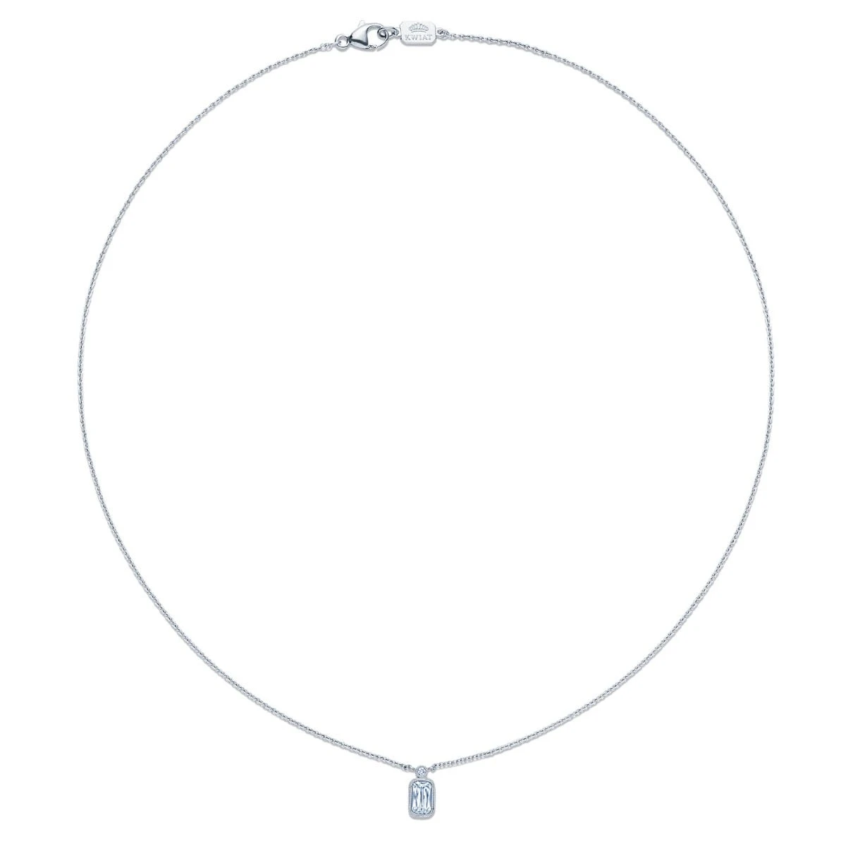 ASHOKA® Bezel Set Pendant Necklace 4 ASHOKA® Bezel Set Pendant Necklace - Image 2