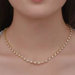 Starry Night Necklace With Diamonds 7 Starry Night Necklace With Diamonds -Home Decor Shop n 9869 0 dia 18ky 147059 reference still 1500