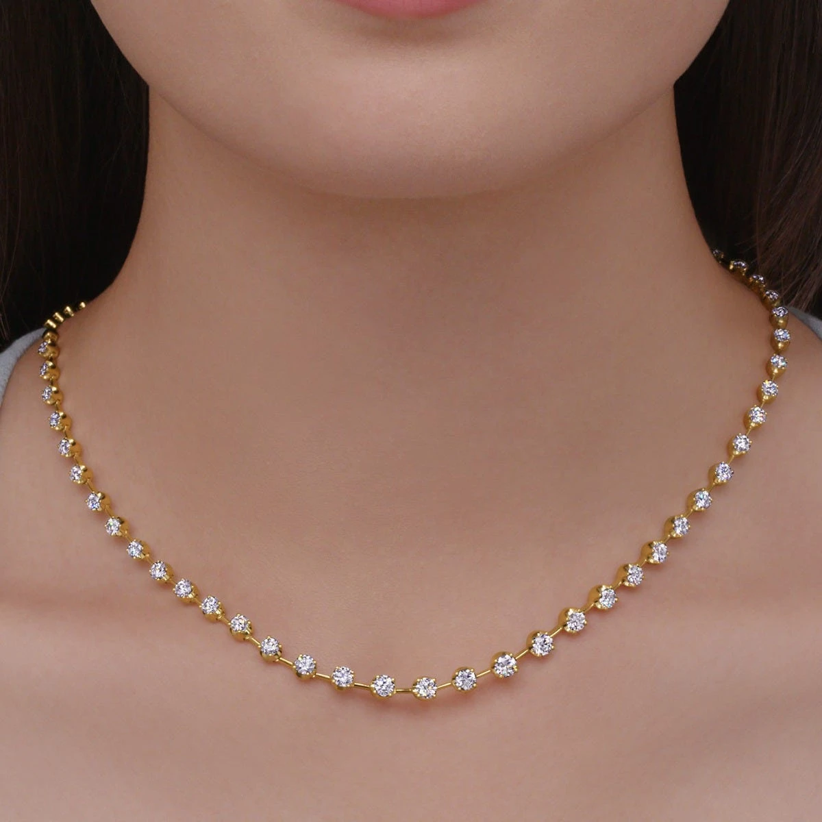 Starry Night Necklace With Diamonds 5 Starry Night Necklace With Diamonds - Image 3