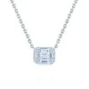 Diamond Mosaic Octagon Necklace