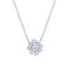 Cluster Pinwheel Halo Diamond Pendant Necklace 2 Cluster Pinwheel Halo Diamond Pendant Necklace -Home Decor Shop n 9975 50 dia plat 1 1500 1