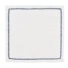 Jardin Napkin, White & Blue 1 Jardin Napkin, White & Blue -Home Decor Shop na1201035whbl white blue jardin napkin flat