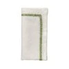 Jardin Napkin, White & Green -Home Decor Shop na1201035wht jardin napkin white green