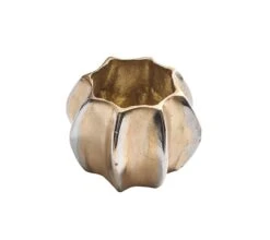 Desert Napkin Ring, Gold & Silver