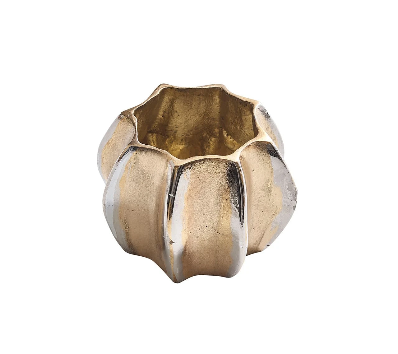 Desert Napkin Ring, Gold & Silver 3 Desert Napkin Ring, Gold & Silver