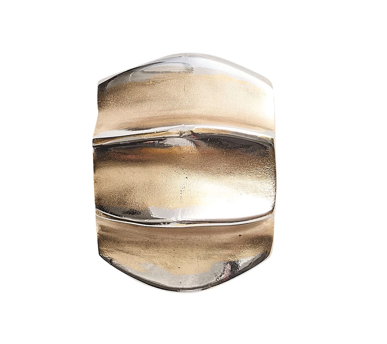 Desert Napkin Ring, Gold & Silver 4 Desert Napkin Ring, Gold & Silver - Image 2