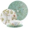 Paradis Turquoise & White Dinnerware 1 Paradis Turquoise & White Dinnerware -Home Decor Shop paradis turquoise and white dinnerware