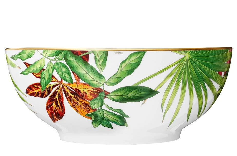 Hermès Passifolia Small Salad Bowl 3 Hermès Passifolia Small Salad Bowl