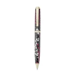 Leather Wrapped Ballpoint Pen, Pink