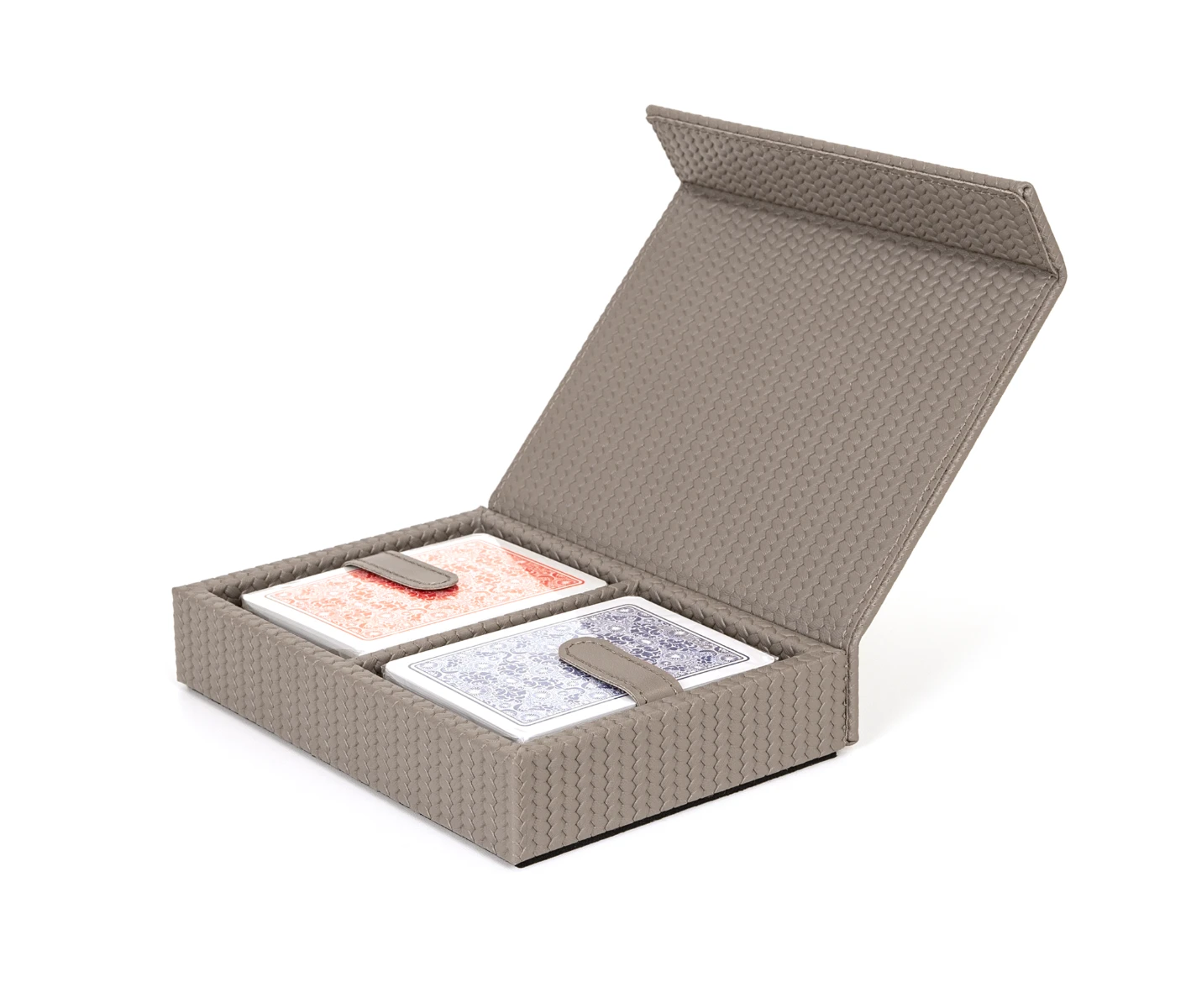 Firenze Playing Cards With 2 Card Deck, Taupe 3 Firenze Playing Cards With 2 Card Deck, Taupe