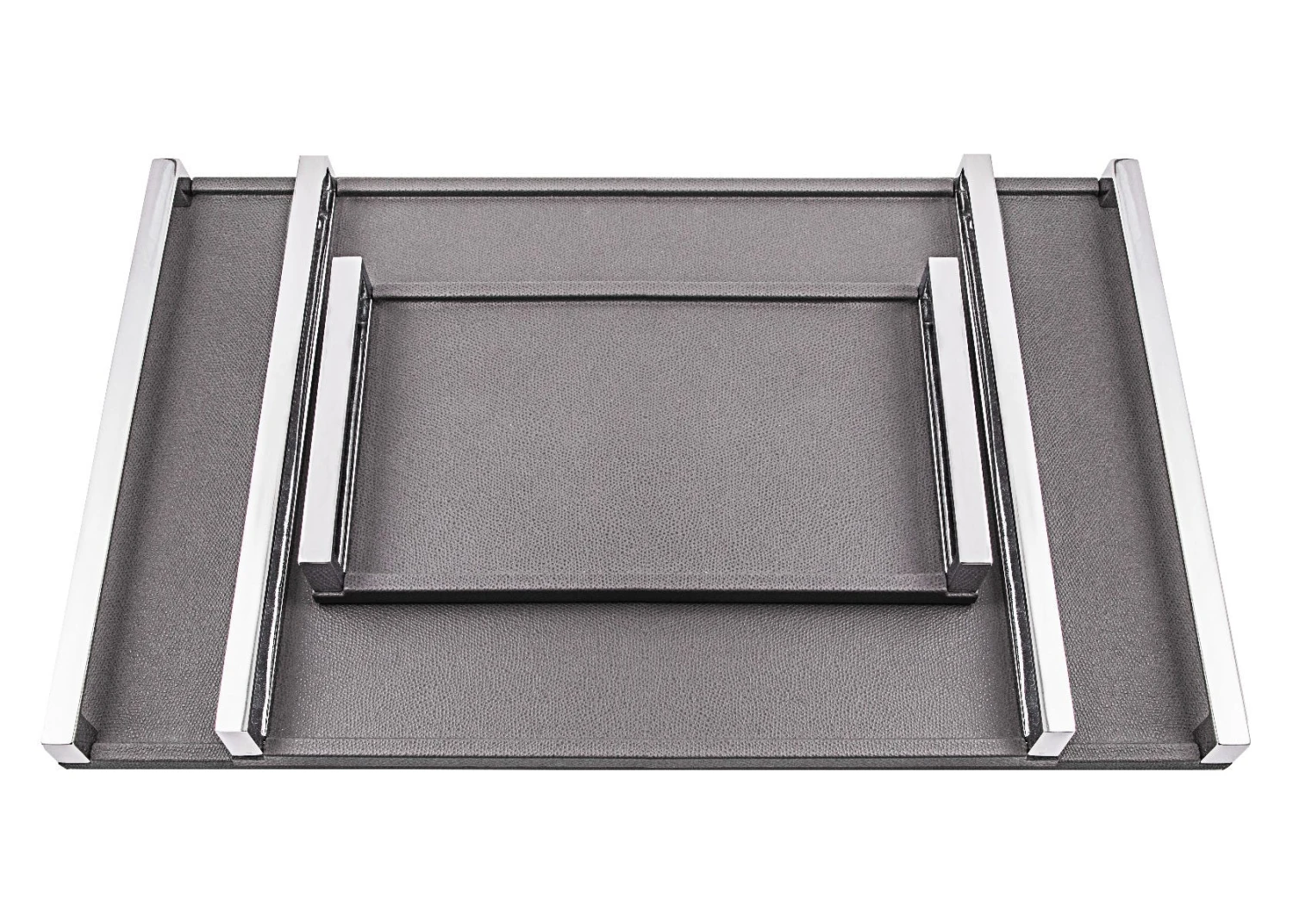 Giove Rectangular Tray, Grey 3 Giove Rectangular Tray, Grey