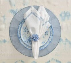 Round Capiz Placemat, Periwinkle 7 Round Capiz Placemat, Periwinkle -Home Decor Shop pm1052896pw lifestyle 1