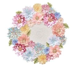 Dahlia Placemat, Sorbet