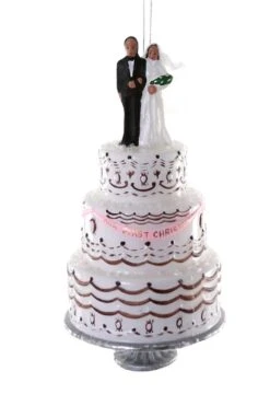 Our First Christmas Ornament, Bride & Groom