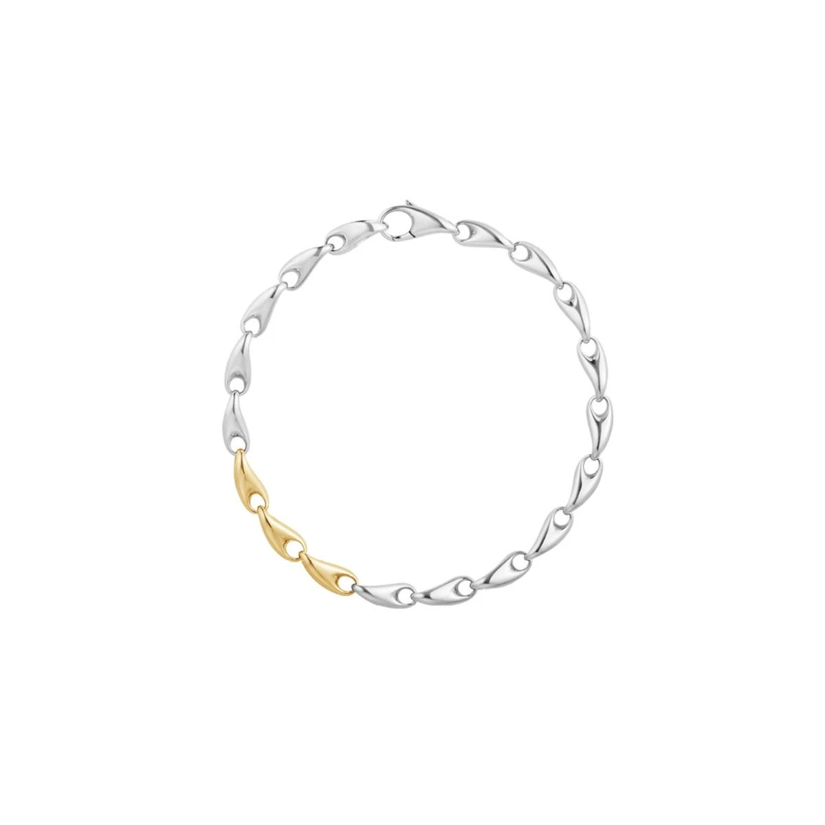 Georg Jensen Reflect Two-Tone Bracelet 3 Georg Jensen Reflect Two-Tone Bracelet