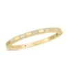 Art Deco 18K Gold Diamond Bangle Bracelet -Home Decor Shop roberto coin art deco 18k gold diamond bangle 8883271aybax
