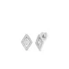 Classic Diamond 18K Gold Lozenge Stud Earrings 2 Classic Diamond 18K Gold Lozenge Stud Earrings -Home Decor Shop roberto coin classic diamond 18k gold diamond lozenge studs 111481awerx0