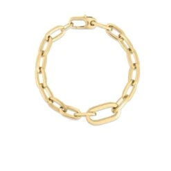 Designer Gold Link Bracelet