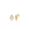Diamonte 18K Gold Diamond Stud Earrings -Home Decor Shop roberto coin diamonte 18k gold diamond studs roberto coin 111481ayerx0