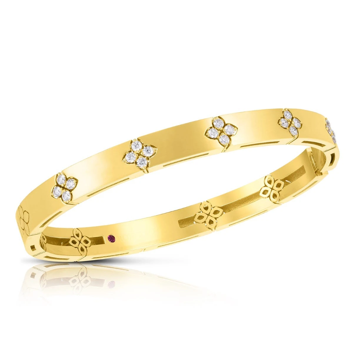 Verona Bangle With Diamond Accents 3 Verona Bangle With Diamond Accents