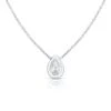 18K Diamond Pear Shape Pendant