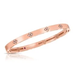18K Verona Bangle With Diamond Accents