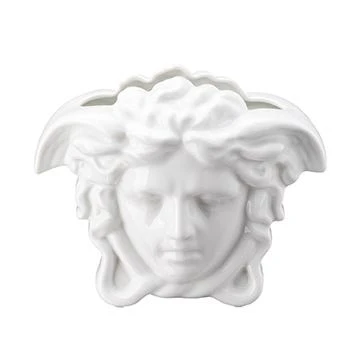 Versace Medusa Grande Vase, White 3 Versace Medusa Grande Vase, White