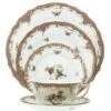 Rothschild Bird Brown Border Dinnerware -Home Decor Shop rothschildbirdbrowndinnerwareherend