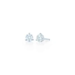 Round Diamond Stud Earrings