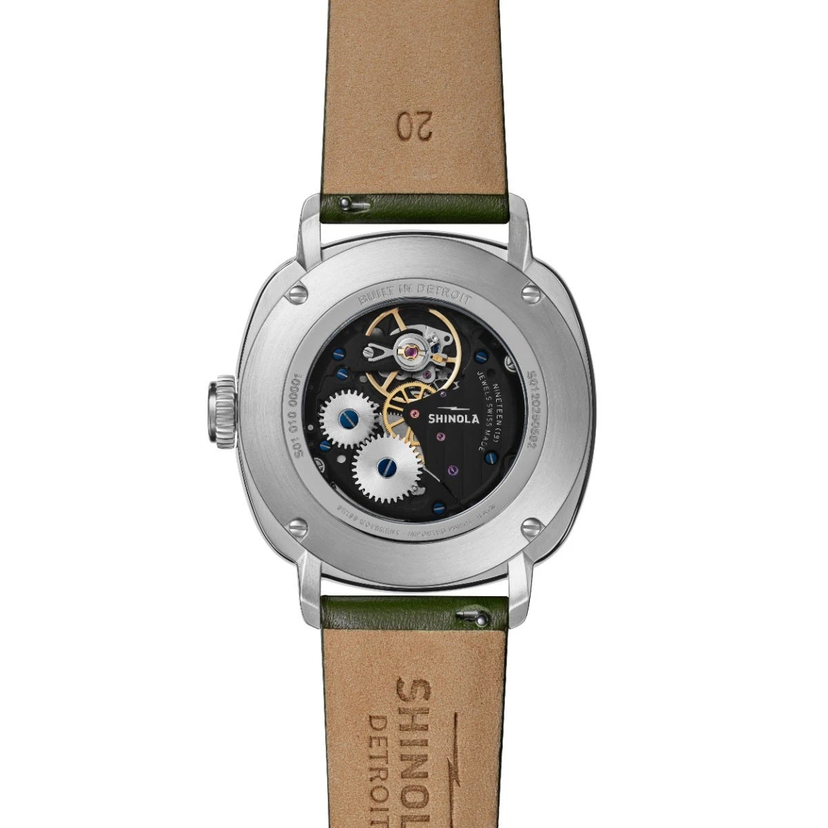 Mechanic 39mm Watch, Dark Olive 6 Mechanic 39mm Watch, Dark Olive - Image 4