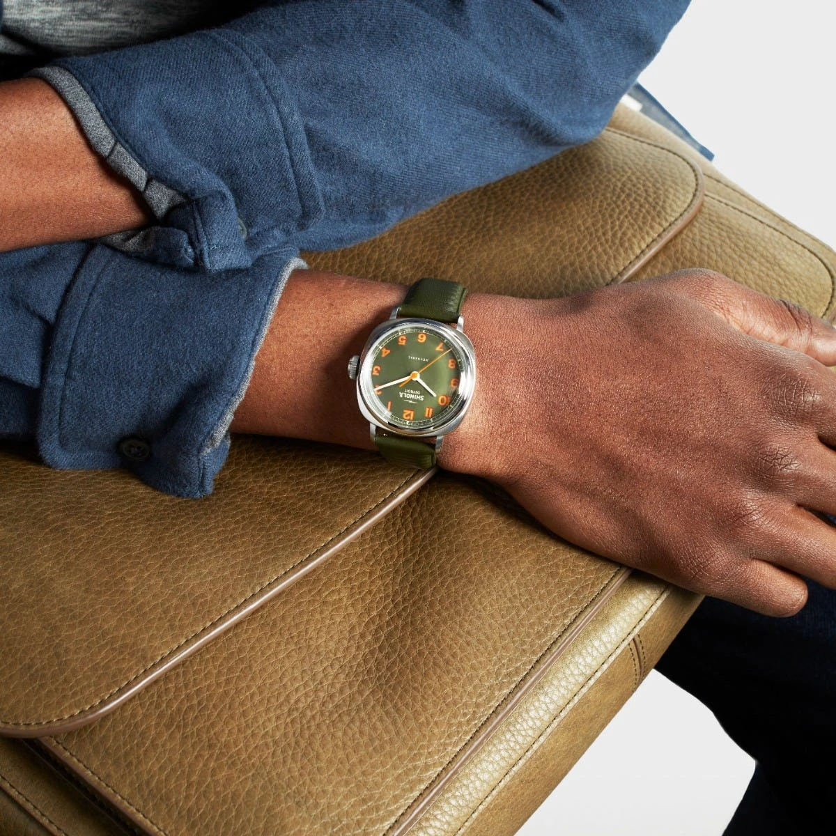 Mechanic 39mm Watch, Dark Olive 7 Mechanic 39mm Watch, Dark Olive - Image 5