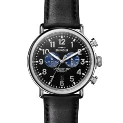Runwell Chrono 47mm Watch, Black