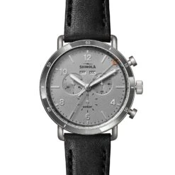 The Canfield Sport 45mm Watch, Silver