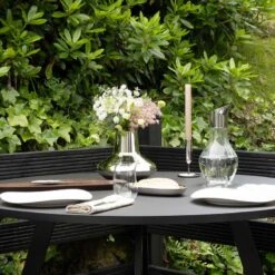 Georg Jensen Sky Water Pitcher, Glass & Stainless Steel 7 Georg Jensen Sky Water Pitcher, Glass & Stainless Steel -Home Decor Shop sky water pitcher glass stainless steel lifestyle