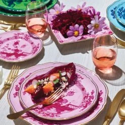 Ginori 1735 Oriente Italiano Porpora Dinnerware -Home Decor Shop spring 2023 lifestyle images 0000 valentinesday casualtableset 2