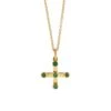 Cascade Emerald Stepping Stone Cross Pendant -Home Decor Shop stepping emerald stone cross pendant 1000 0158