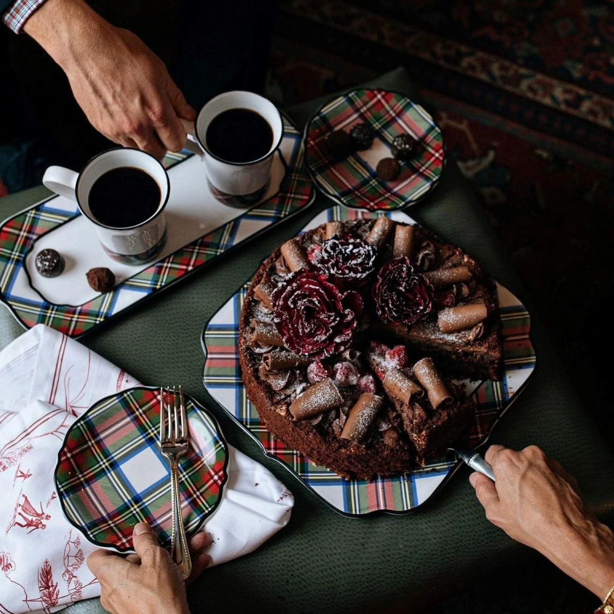 Stewart Tartan Dinnerware 5 Stewart Tartan Dinnerware - Image 3