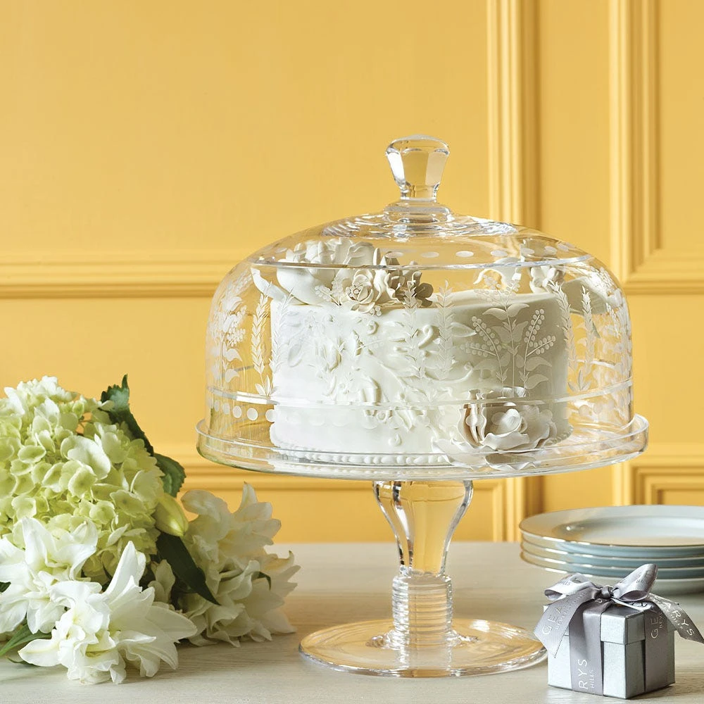 Portia Cake Stand And Dome 4 Portia Cake Stand And Dome - Image 2