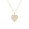 Tiny Treasure Diamond Heart Pendant Necklace
