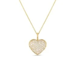 Tiny Treasure Diamond Heart Pendant Necklace