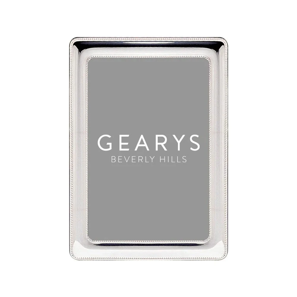 Bead & Plain Sterling Frame 3 Bead & Plain Sterling Frame