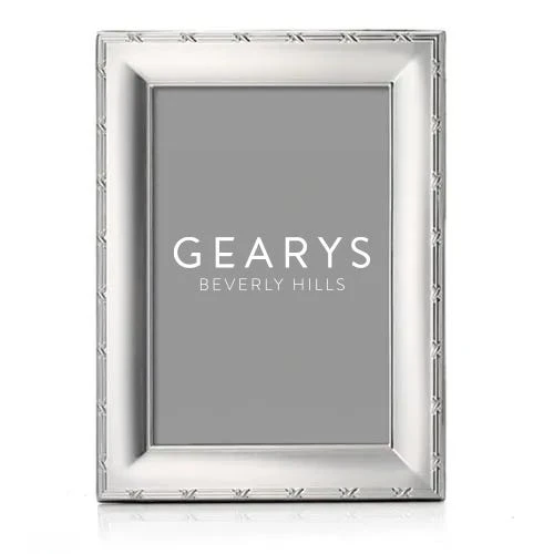 Beveled Reed & Ribbon Sterling Frame 3 Beveled Reed & Ribbon Sterling Frame