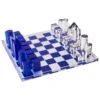 Lucite Chess Set, Blue 1 Lucite Chess Set, Blue -Home Decor Shop tizo lucitechessset blue 2709 0306