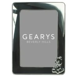 Teddy Bear 4X6 Frame, Sterling Silver