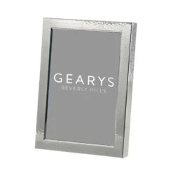 Narrow Hammered Silverplate Frame