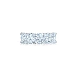Cushion Diamond Platinum Ring