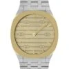 Gucci 25H Gold Dial Watch