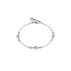 Interlocking GG Station Bracelet, Opal