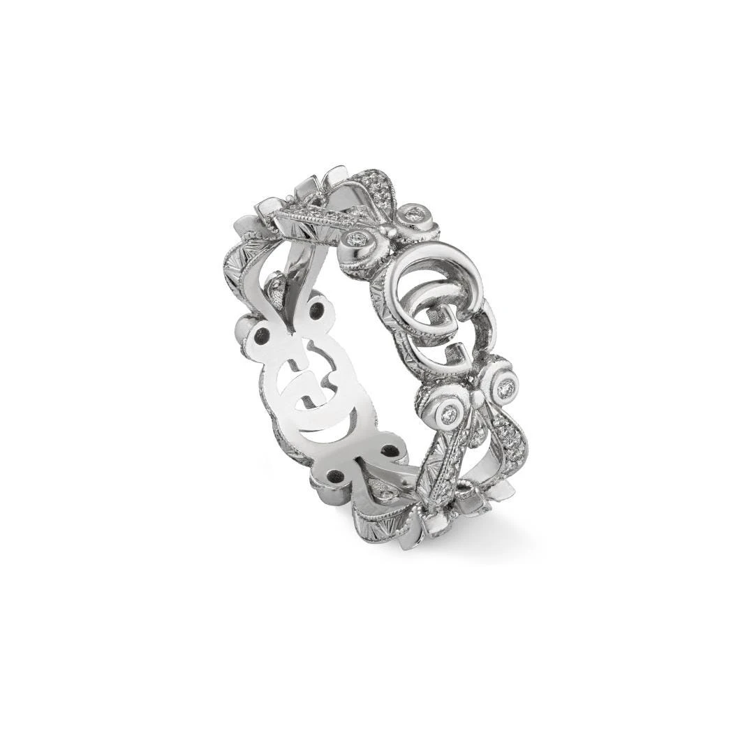 Flora Diamond Pave Ring 4 Flora Diamond Pave Ring - Image 2