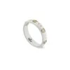 Icon Interlocking G Ring, Zirconia